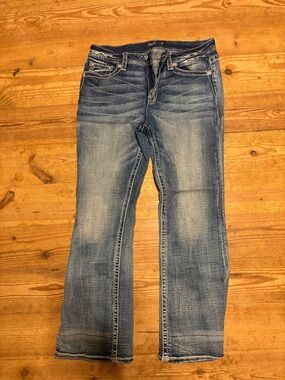 Miss Me Medium Blue Straight Leg Jeans